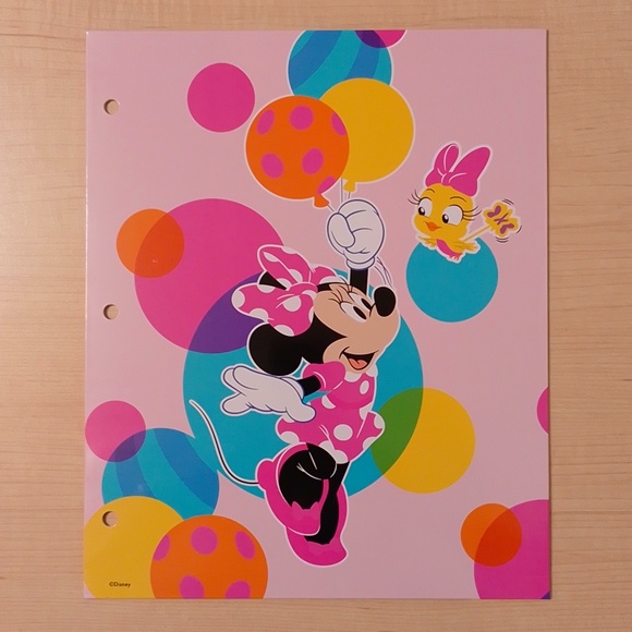 $5 2 Disney Minnie Mouse Goofy Binder File Folders - Picture 2 of 8